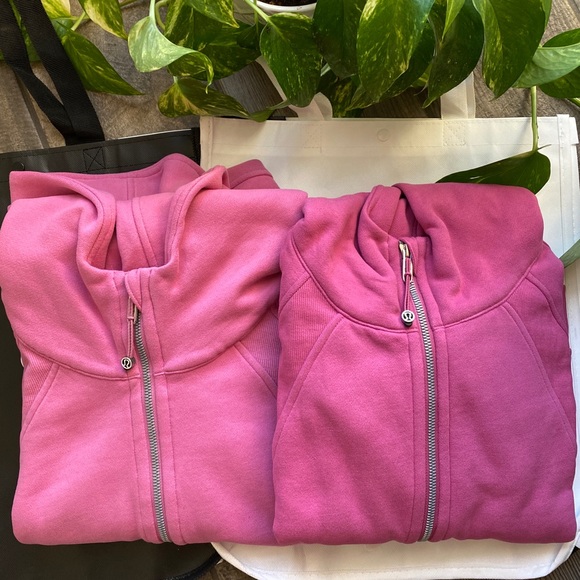 Lululemon PINK BLOSSOM M/L Scuba Oversized Half-Zip Hoodie - Picture 7 of 7